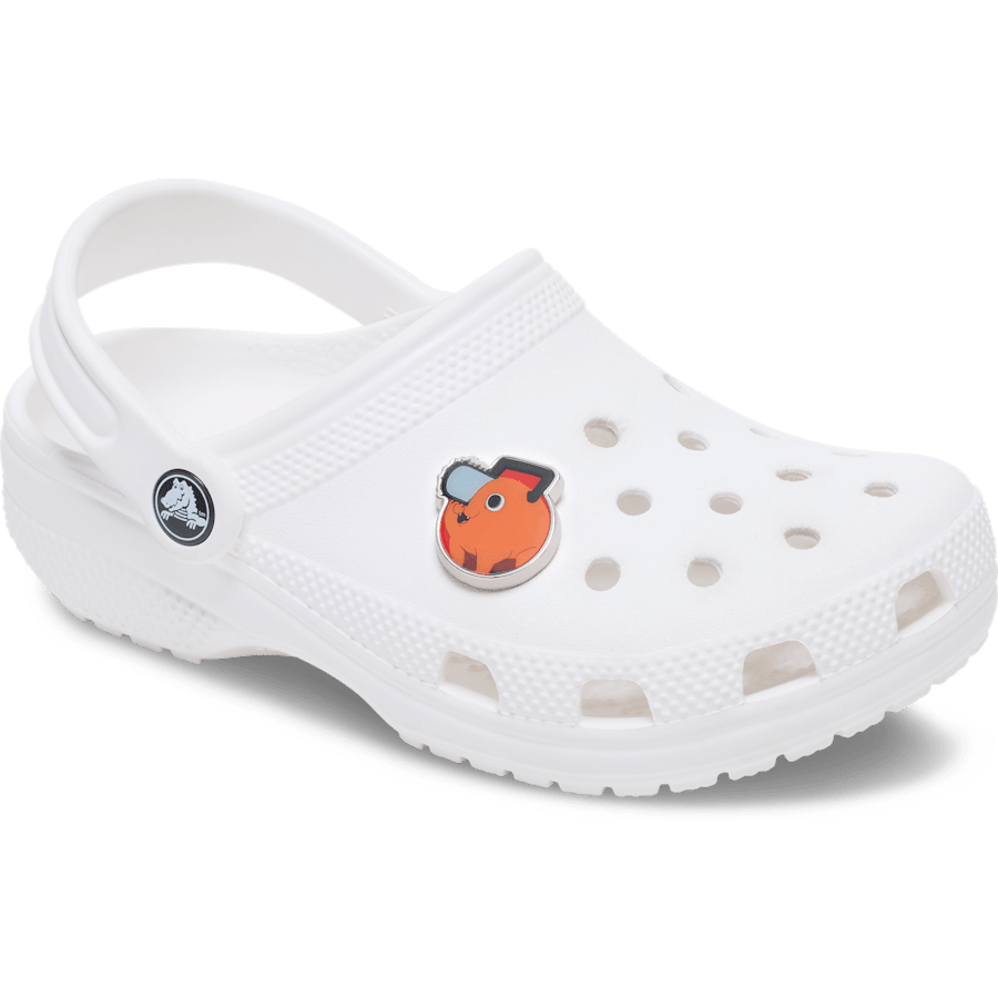 Chainsaw Man x Crocs Jibbitz Pochita - on shoes view