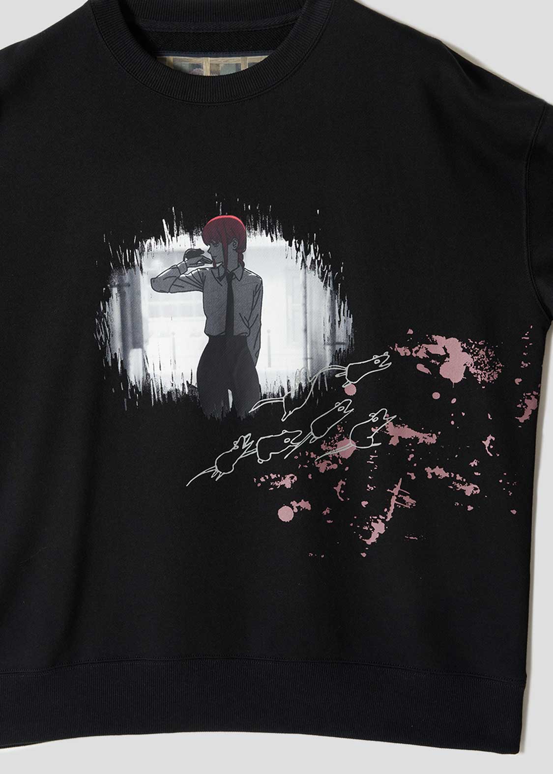Chainsaw Man Reze Arc The City Mouse or The Country Mouse - Big silhouette sweatshirt - official product view 3
