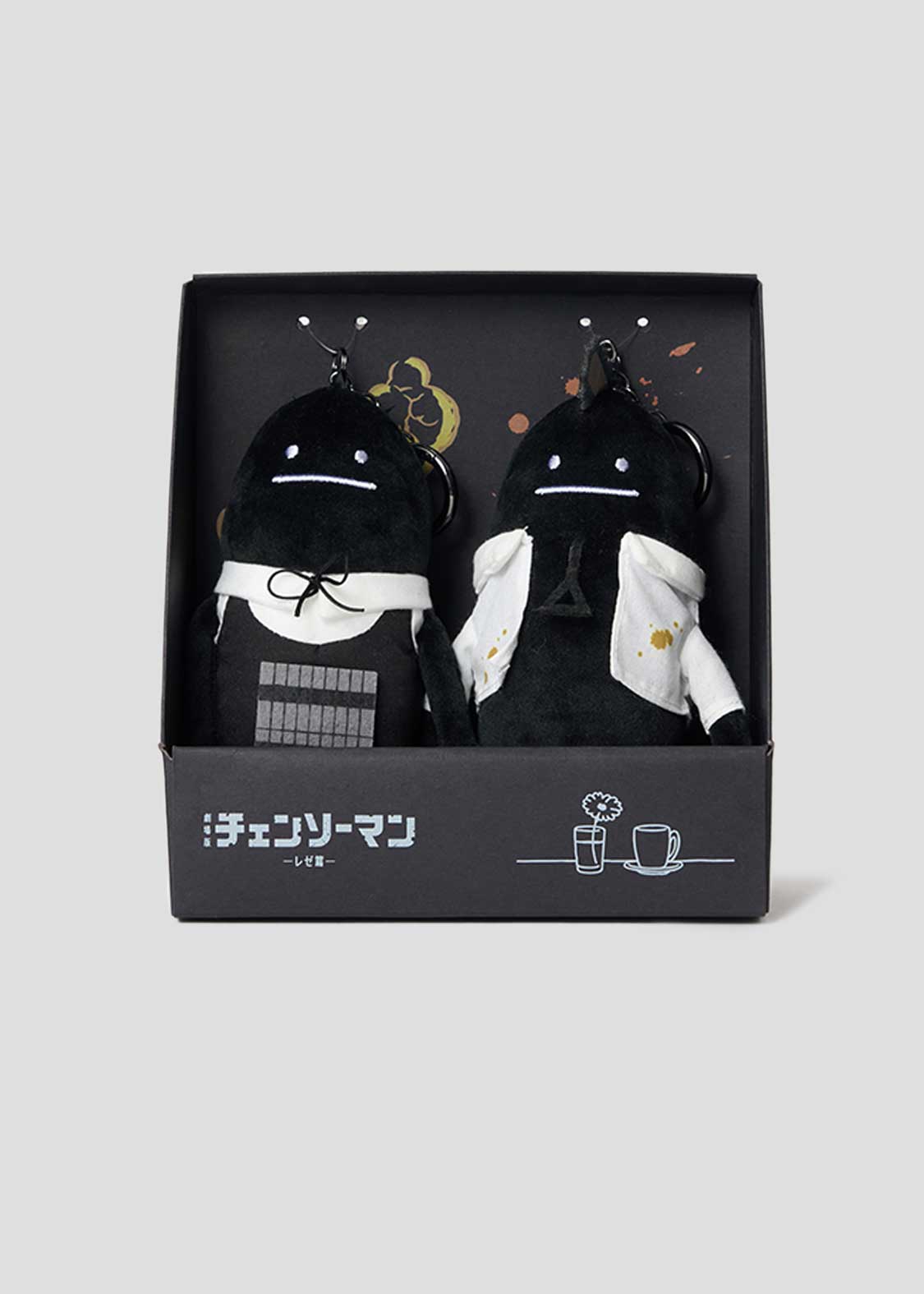 Chainsaw Man Reze Arc Chainsaw Shadow vs Bomb Shadow - 2-piece charm set - official product view 6