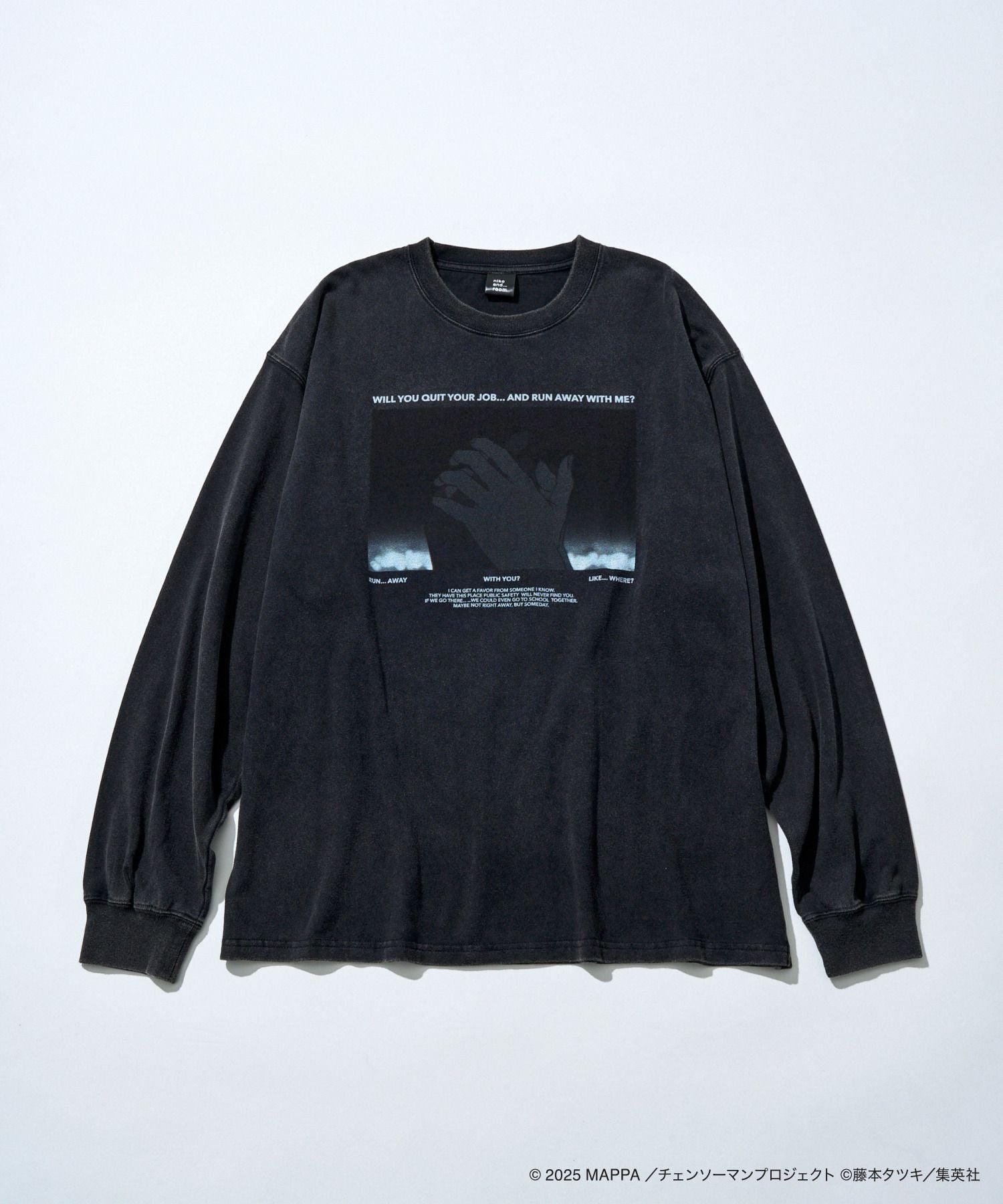 Chainsaw Man x Niko and - Denji & Reze Photo Print Long Sleeve T