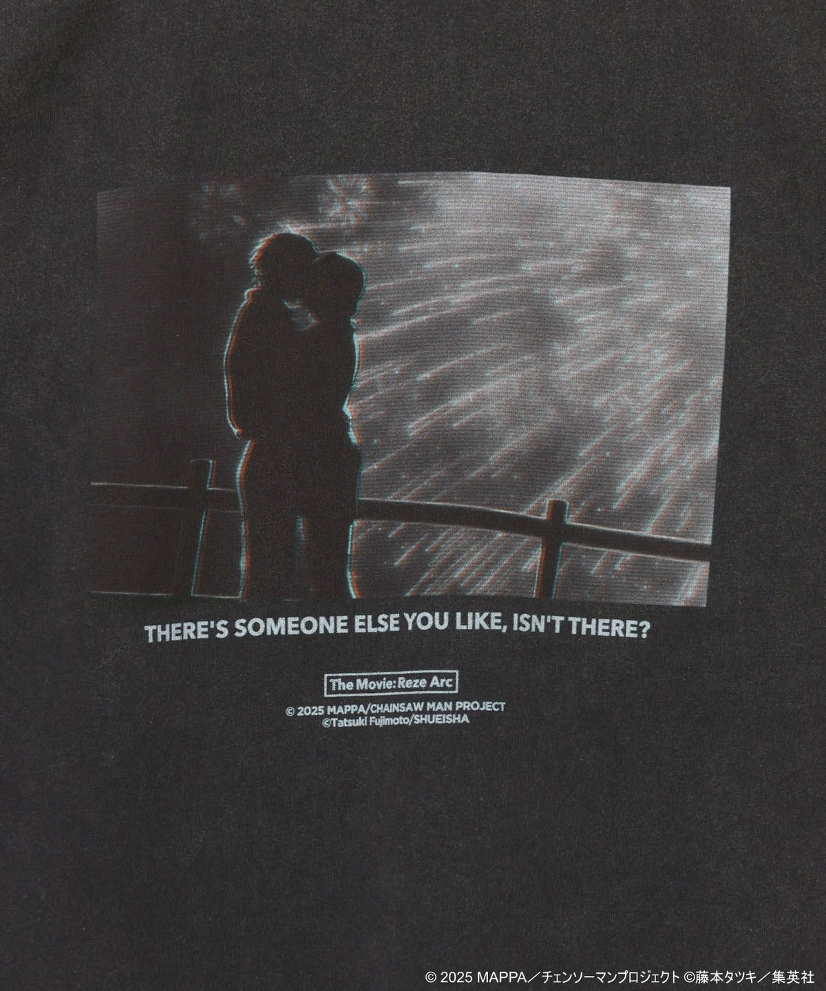 Denji & Reze Photo Print Long Sleeve T-Shirt - Black - detail 4
