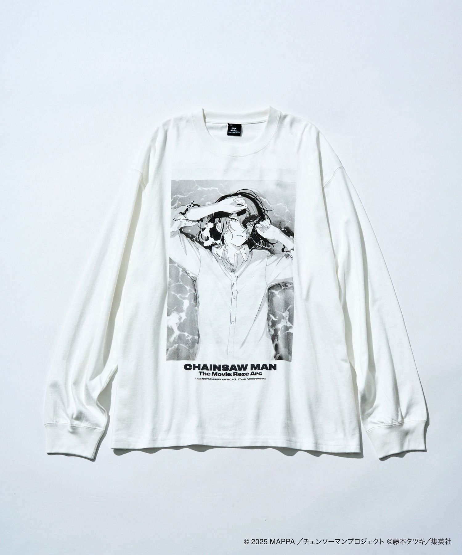 Chainsaw Man x Niko and - Reze Photo Print Long Sleeve T-Shirt Off