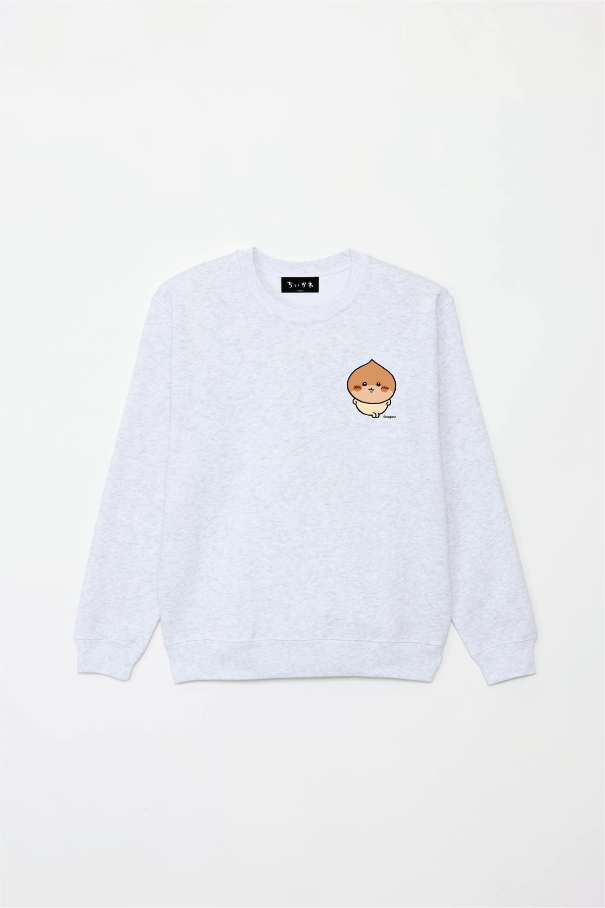 Chiikawa Halloween 2025 Kurimanju Sweatshirt in Ash, official product view 10