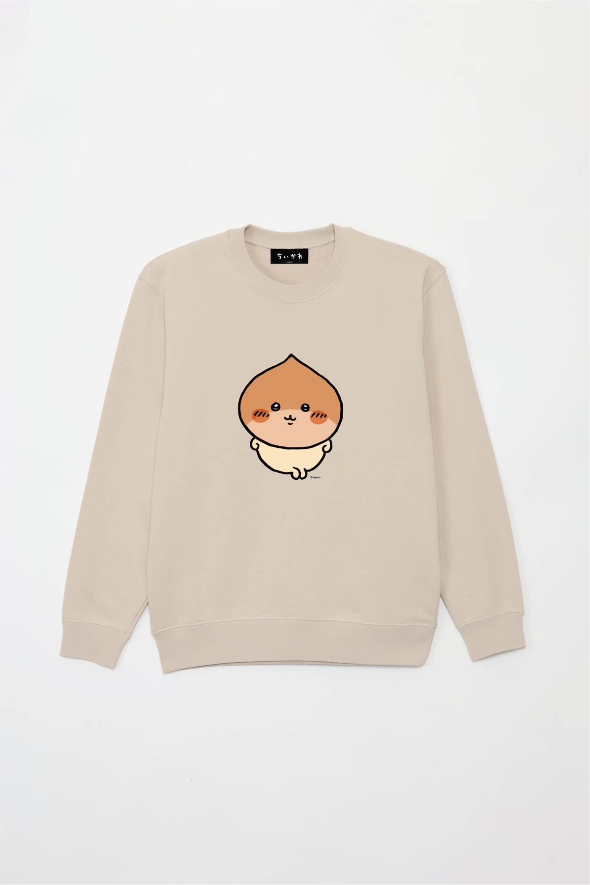 Chiikawa Halloween 2025 Kurimanju Sweatshirt in Sand Beige, official product view 13