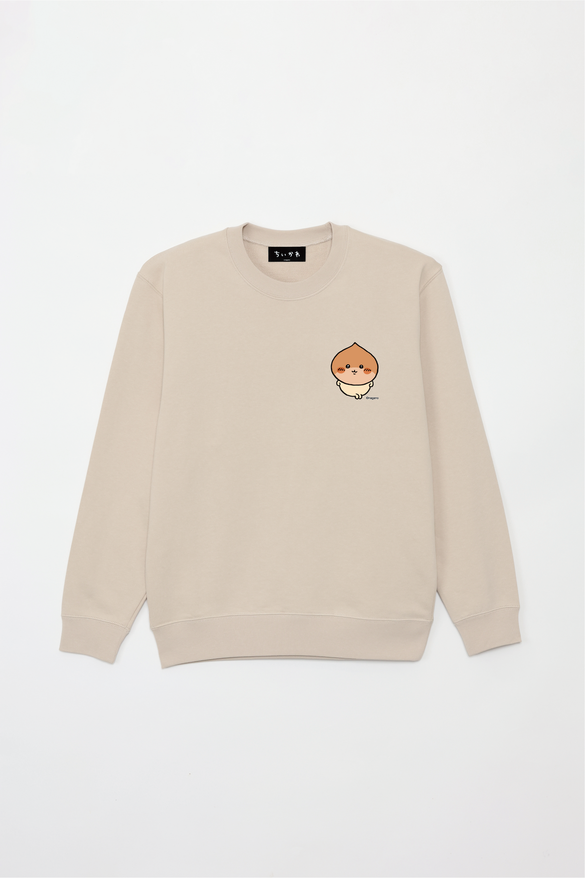 Chiikawa Halloween 2025 Kurimanju Sweatshirt in Sand Beige, official product view 14