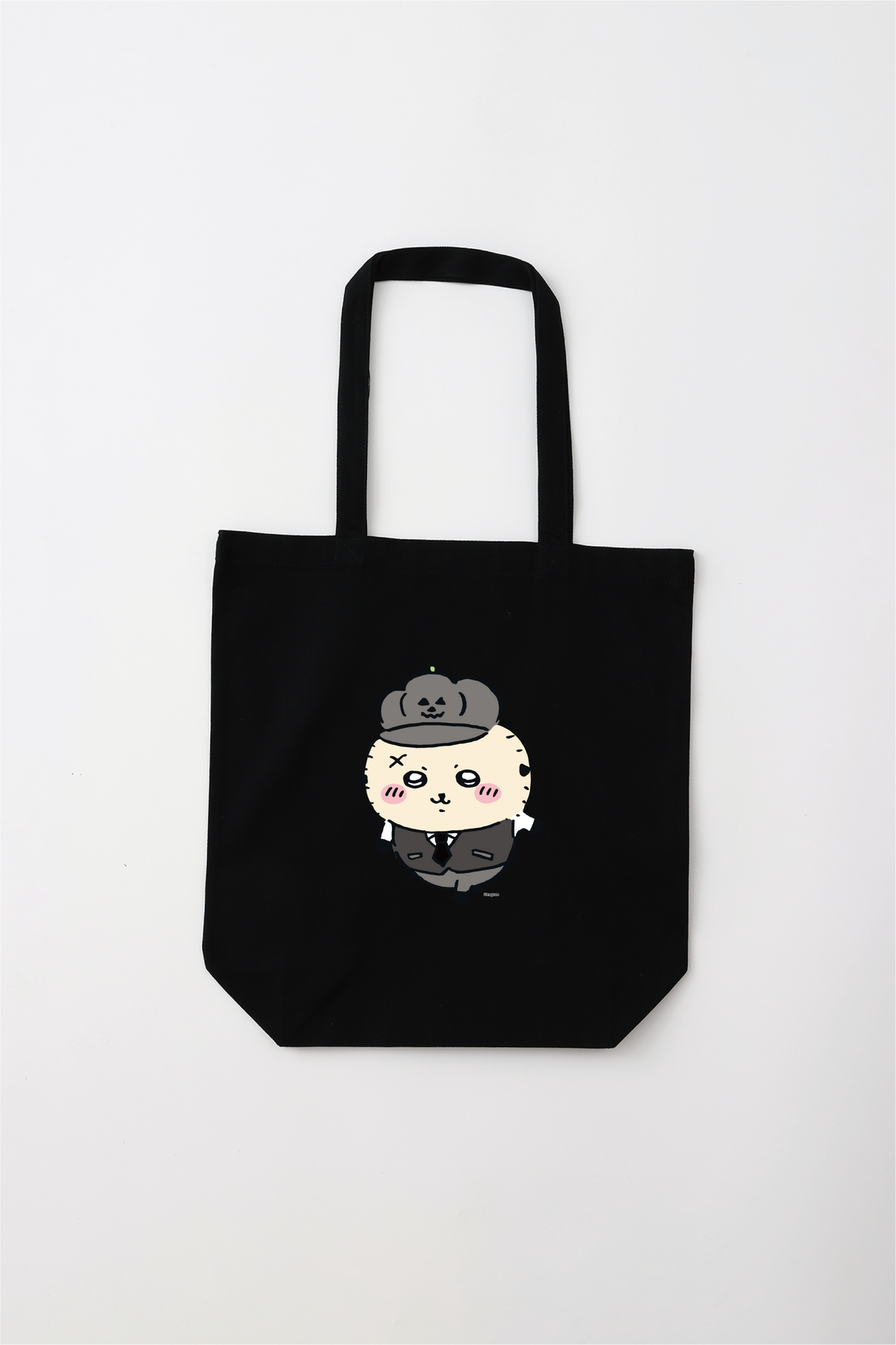 Chiikawa Halloween 2025 Rakko Tote Bag M in Black, official product view 1