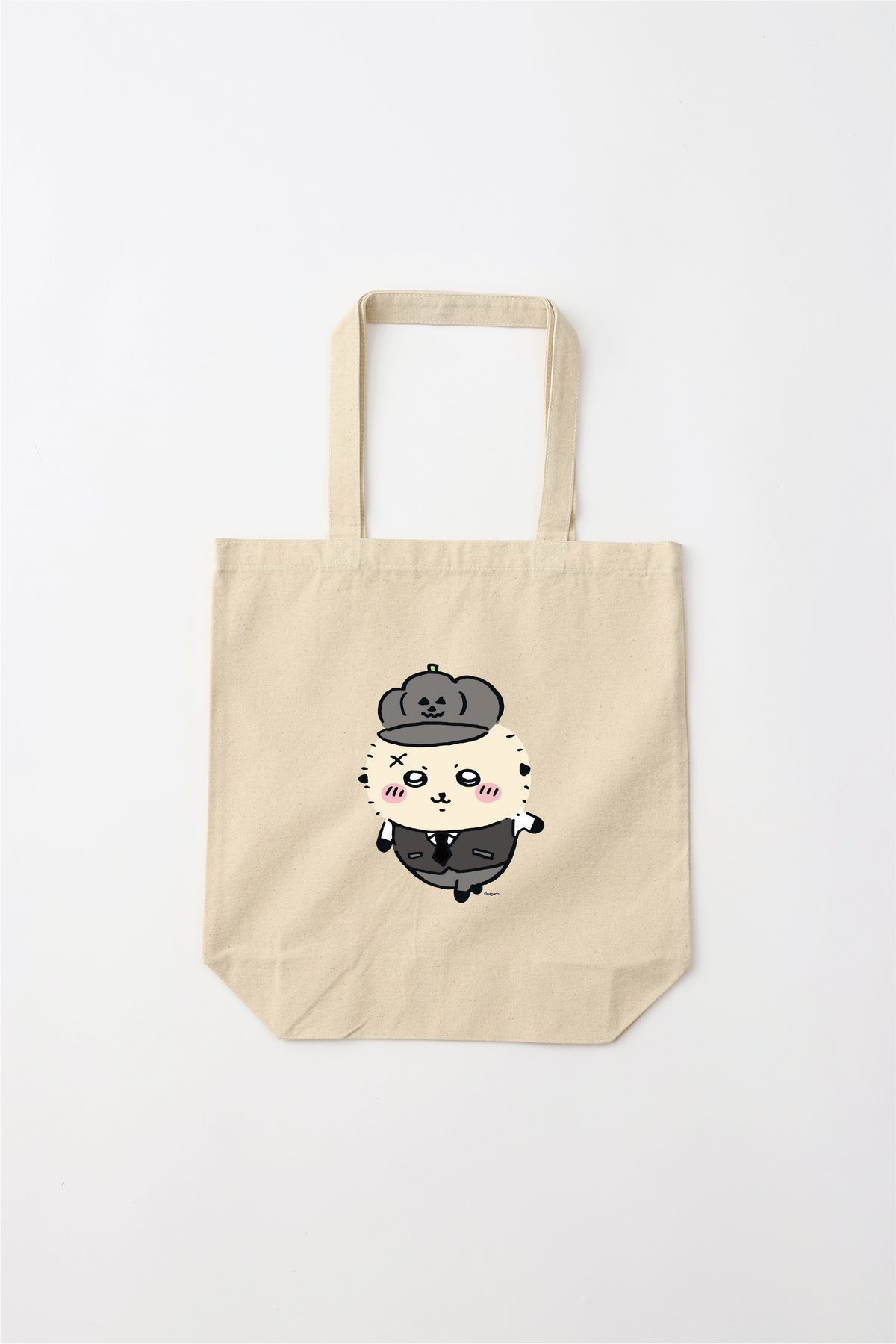 Chiikawa Halloween 2025 Rakko Tote Bag M in Natural, official product view 2