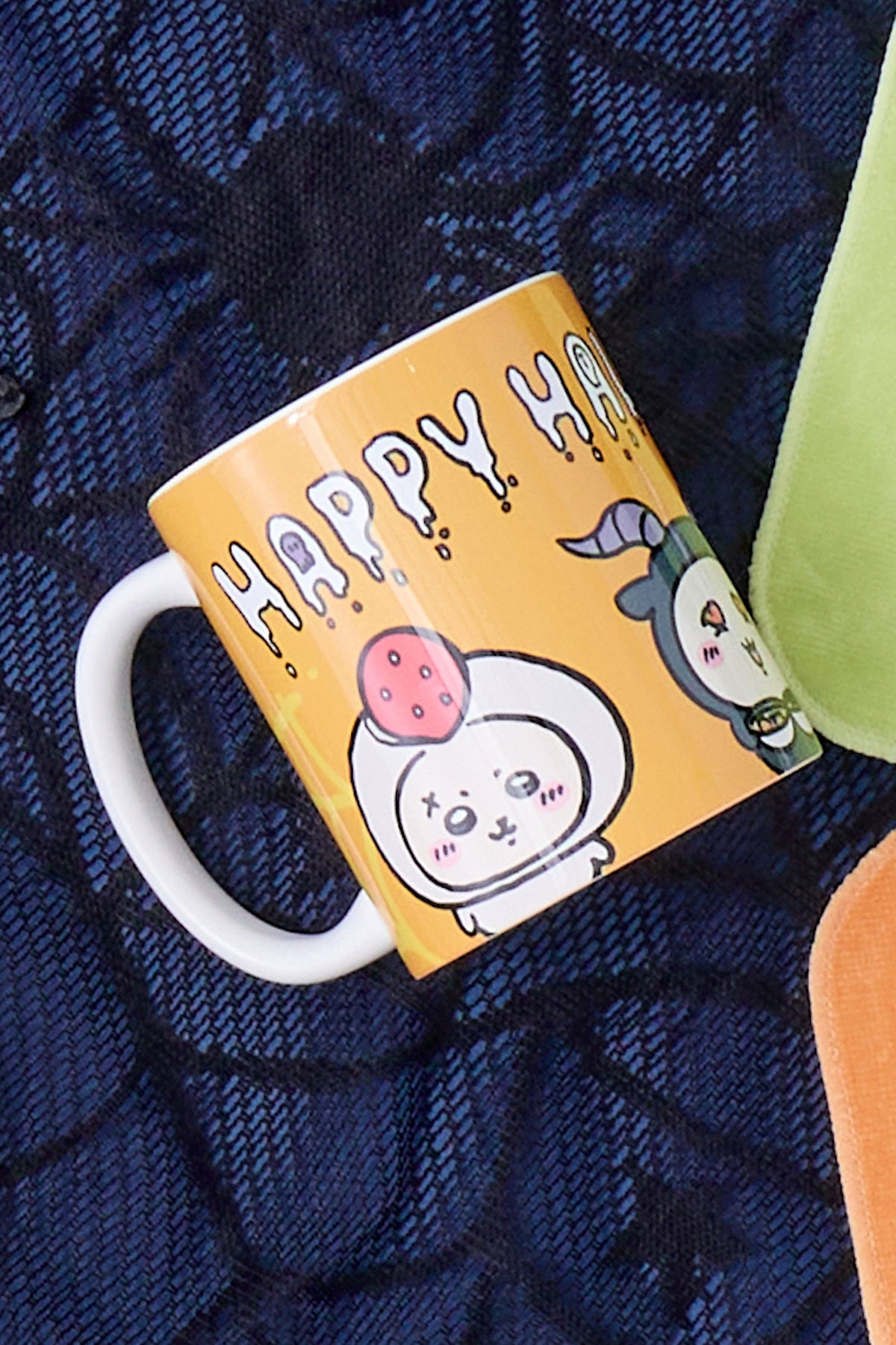 Chiikawa Happy Halloween 2026 Kurimanju, Rakko & Shisa Full Print Mug, official product view 1