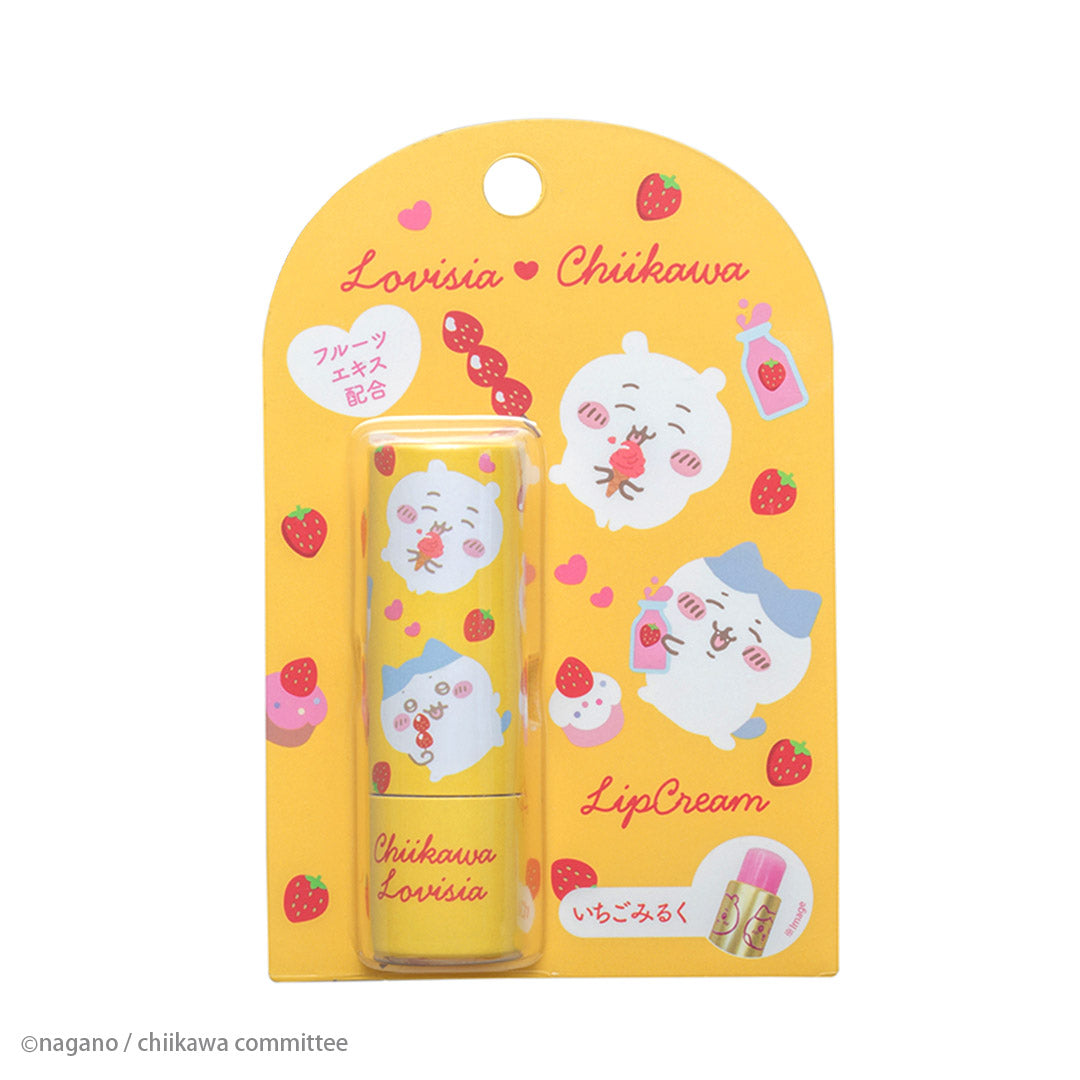 Chiikawa Lovisia - Daishugo Lip Balm (6 Types) - Chiikawa & Hachiware - Strawberry Milk - photo 3