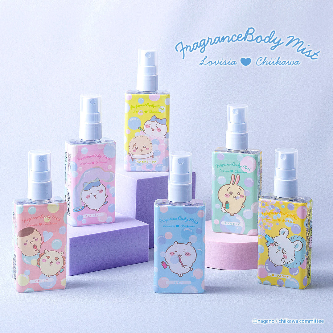 Chiikawa Lovisia - Happy Shabon Body Mist (5 Types) - Hachiware - White Tea - photo 5
