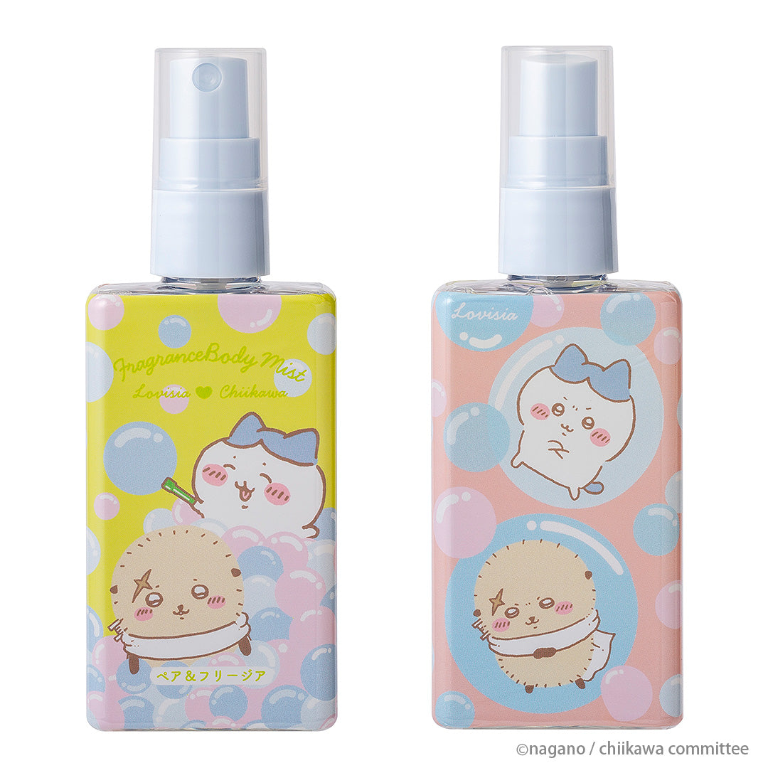 Chiikawa Lovisia - Happy Shabon Body Mist (5 Types) - Hachiware & Rakko - Pear & Freesia - photo 2