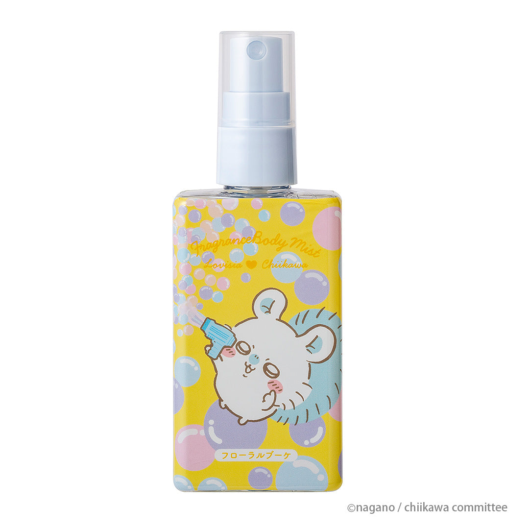 Chiikawa Lovisia - Happy Shabon Body Mist (5 Types) - Momonga & Furuhonya - Floral Bouquet - photo 1