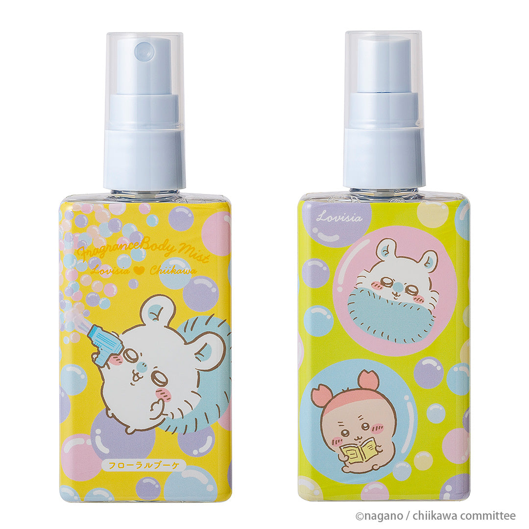 Chiikawa Lovisia - Happy Shabon Body Mist (5 Types) - Momonga & Furuhonya - Floral Bouquet - photo 3