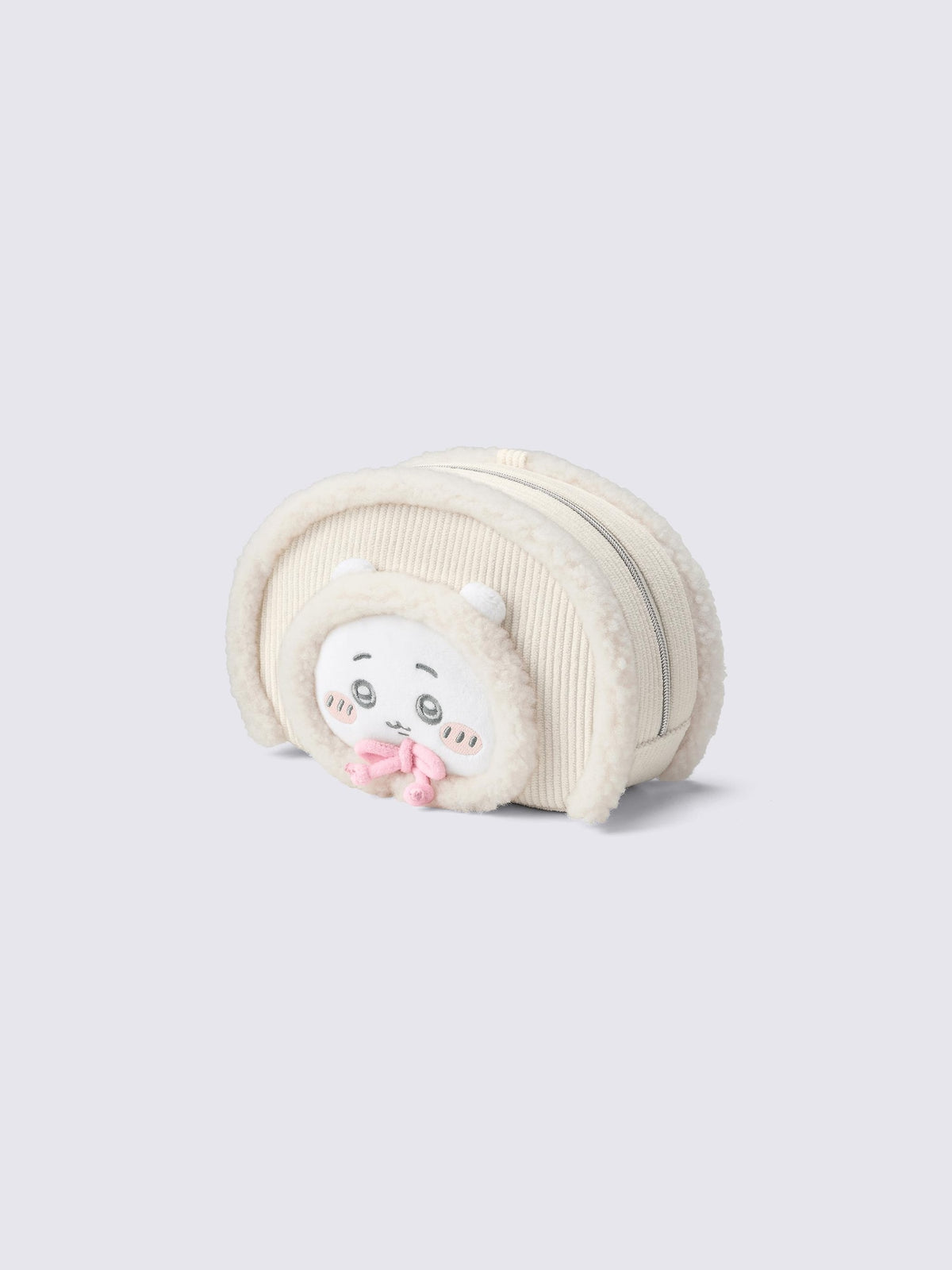 Chiikawa Snow Day Corduroy Igloo Pouch — official product photograph