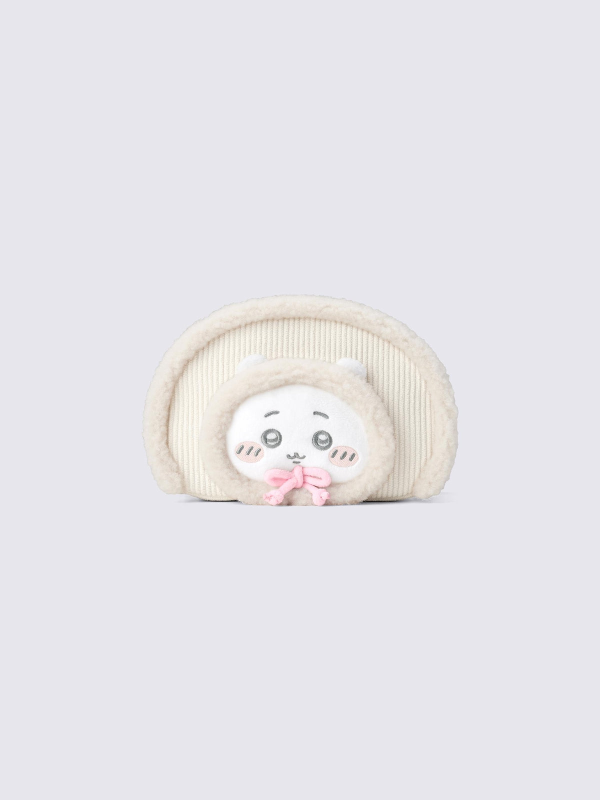Chiikawa Snow Day Corduroy Igloo Pouch — official product photograph