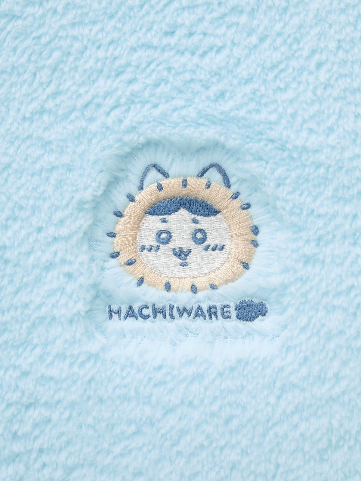 Chiikawa Snow Day Kids’ Hooded Character Lounge Set — Light blue / Hachiware