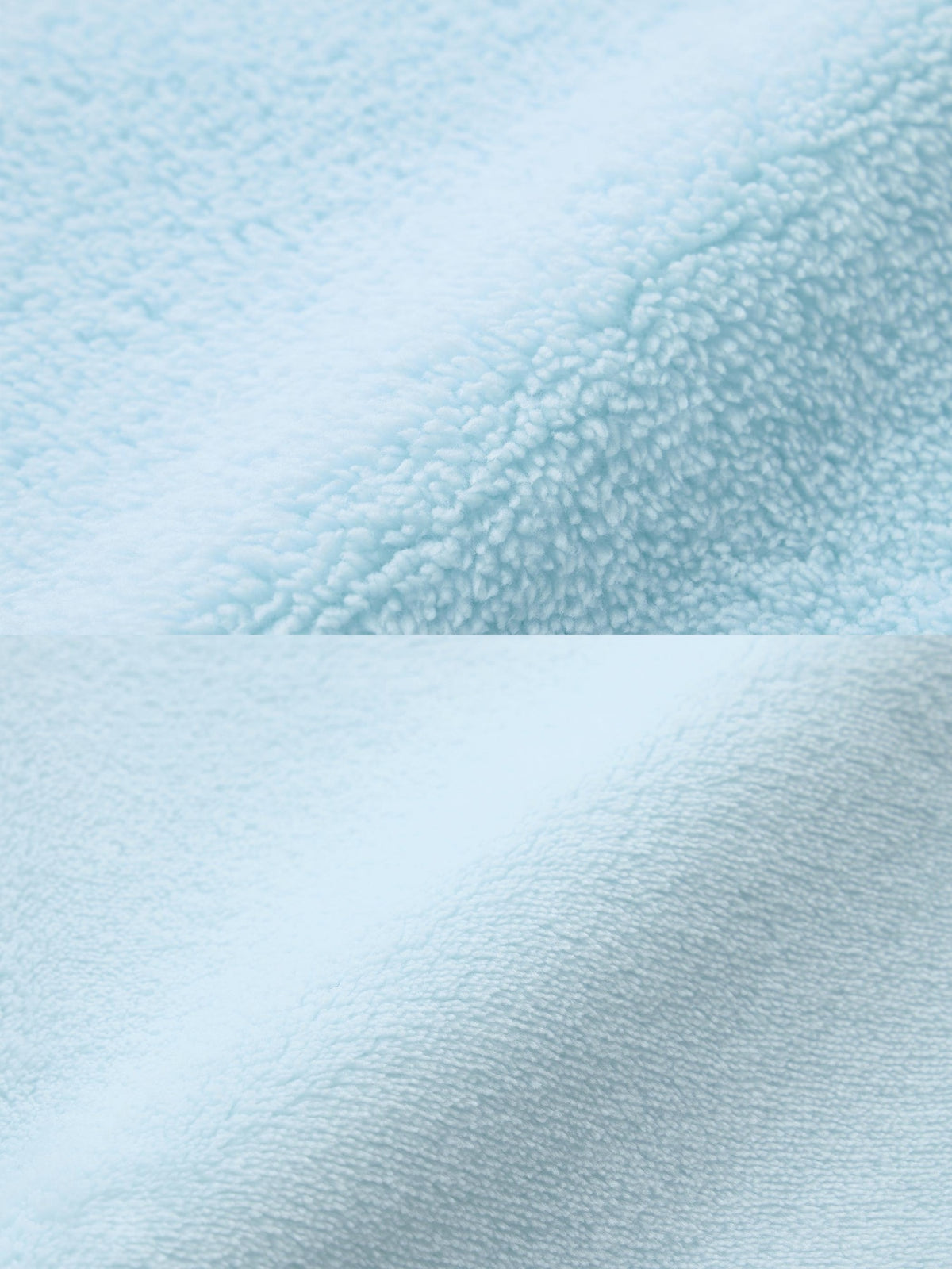 Chiikawa Snow Day Kids’ Hooded Character Lounge Set — Light blue / Hachiware