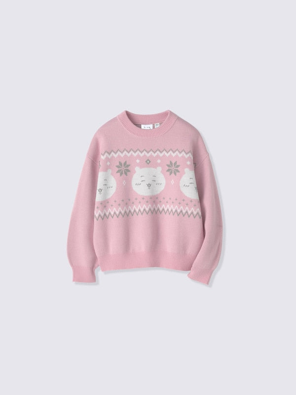 Chiikawa — Snow Day Kids’ Nordic Sweater — 361426-001 — full product view