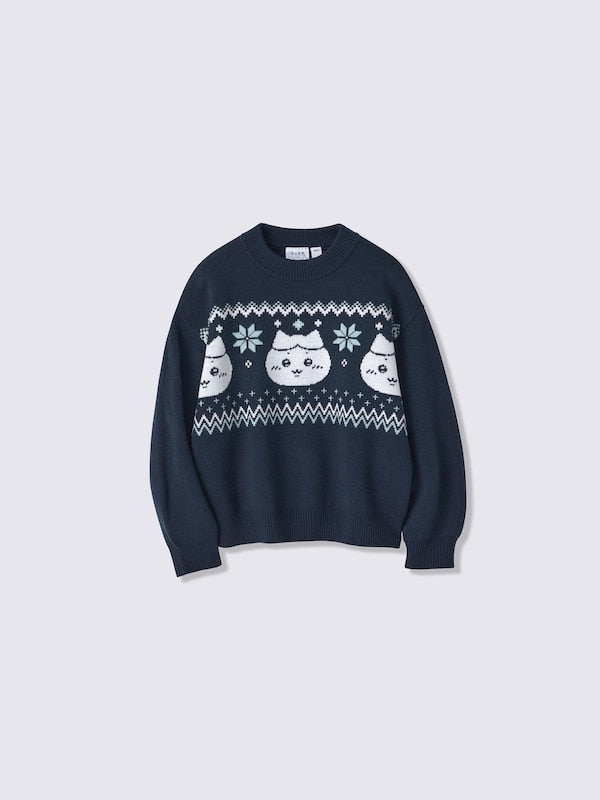 Chiikawa — Snow Day Kids’ Nordic Sweater — 361426-002 — full product view
