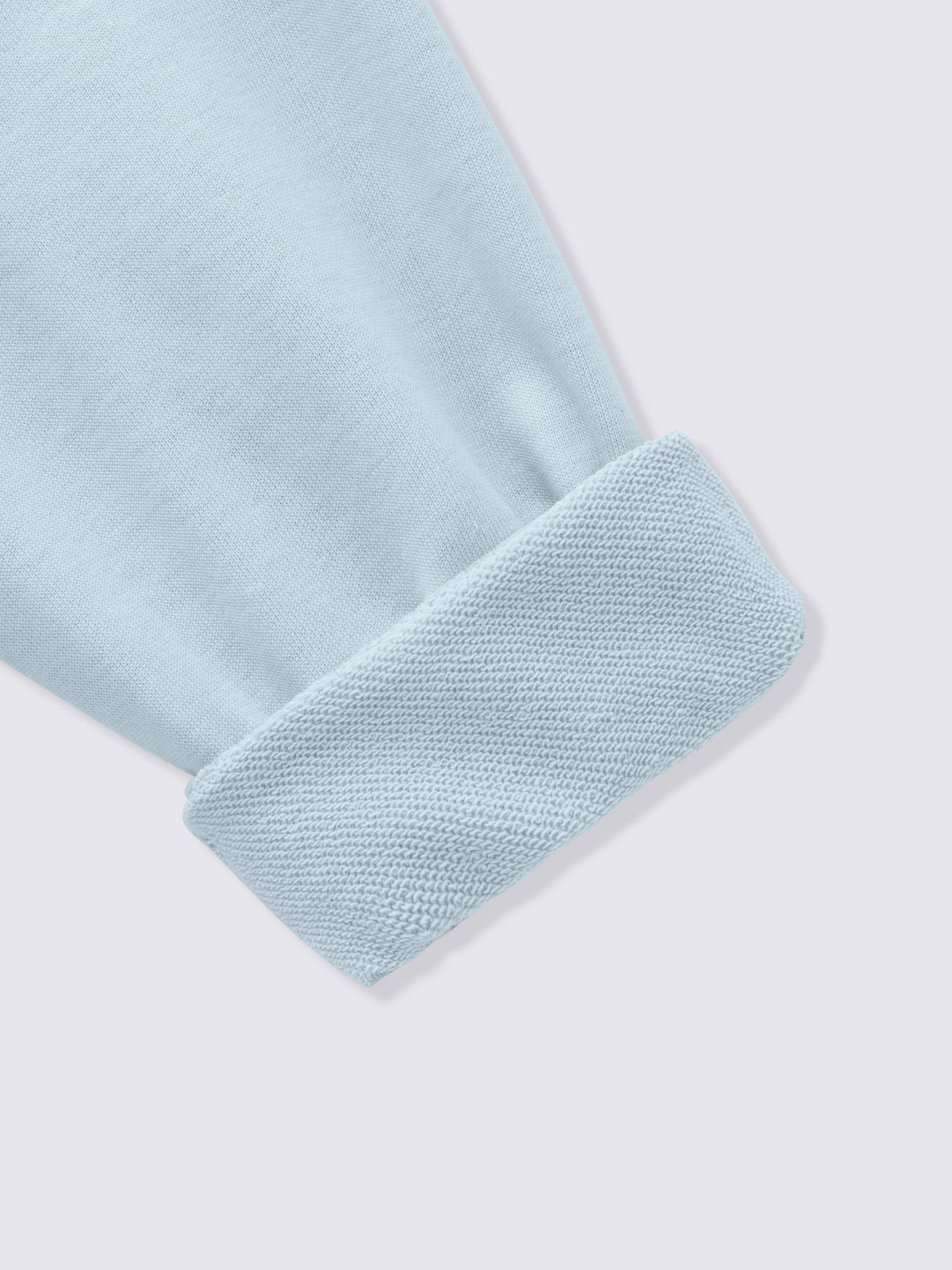 Chiikawa Snow Day Kids’ Winter Sweatshirt — Light blue / Sledding