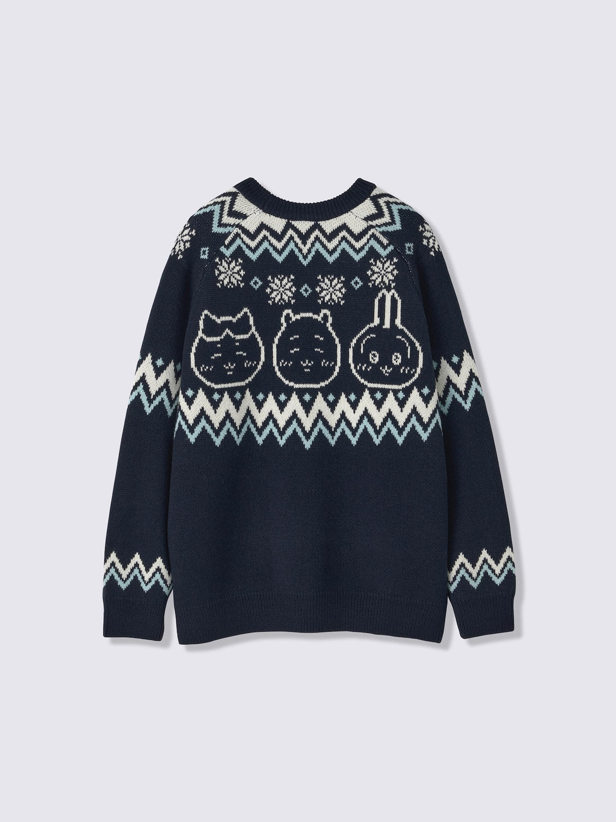 Chiikawa Snow Day Unisex Nordic Sweater — official product photograph