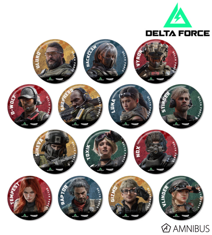 Delta Force Trading Glitter Can Badges Complete Set Of 14 Types official view 1