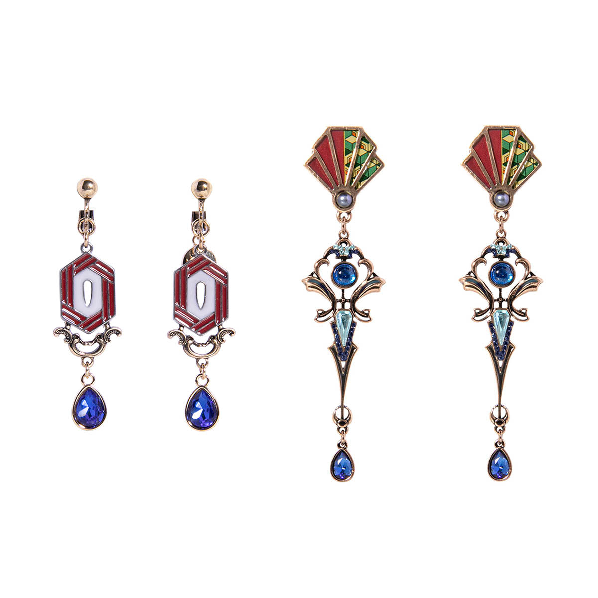 Giyu Tomioka Demon Slayer x MAYLA Iconique Ear Objet two pairs complete set
