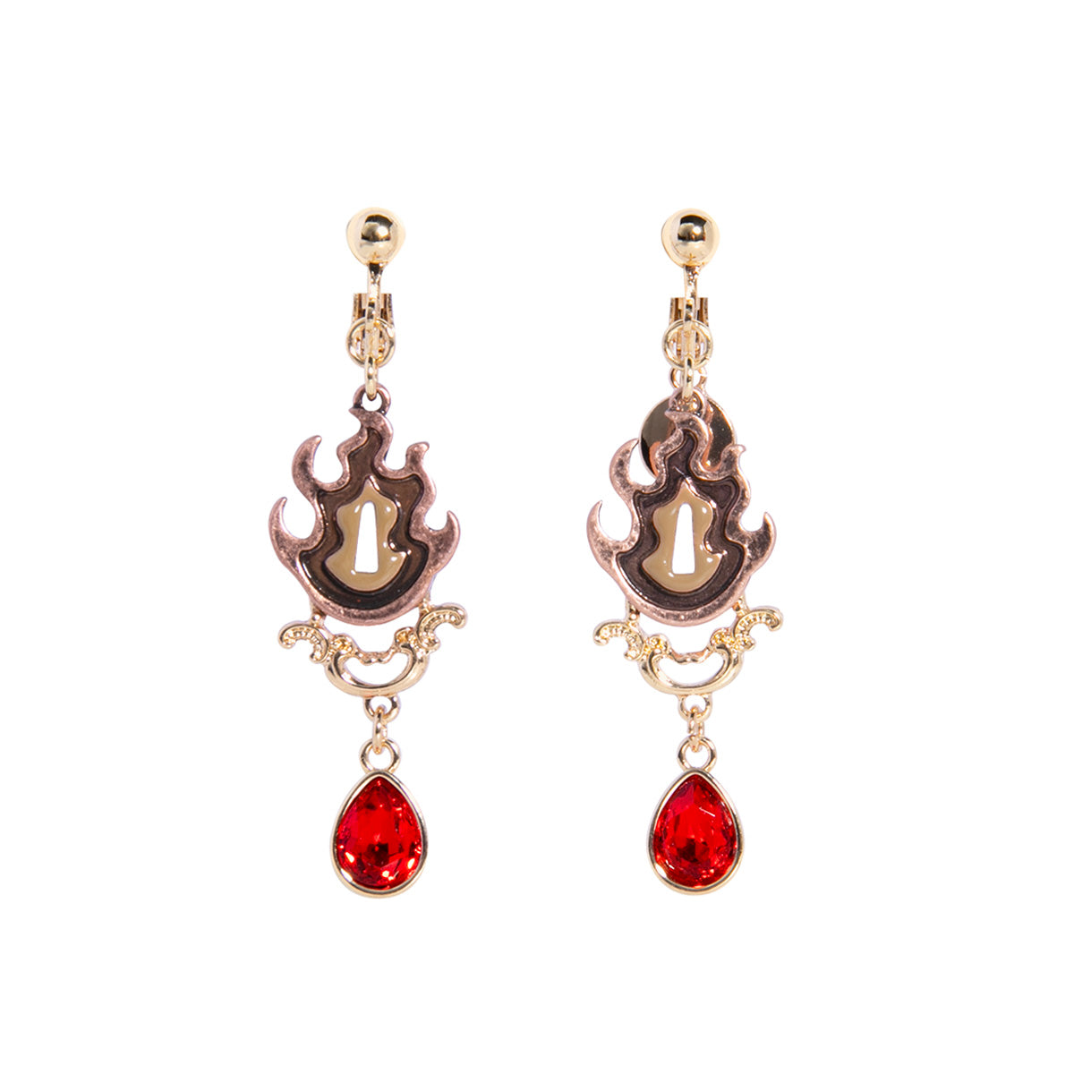 Kyojuro Rengoku Demon Slayer x MAYLA Iconique Ear Objet Tsuba pair