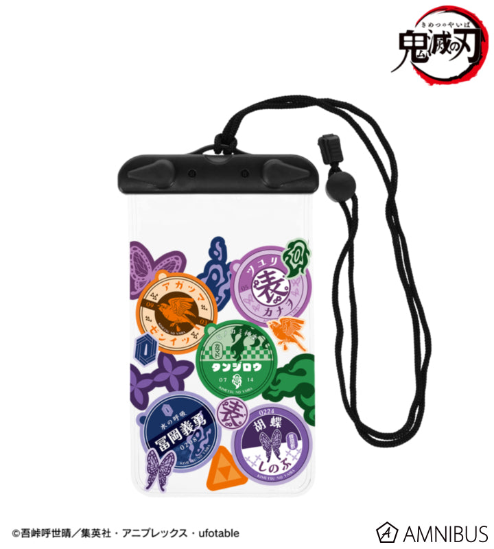 Demon Slayer Milk Bottle Cap Motif Group Waterproof Multi-Case, official product view 1