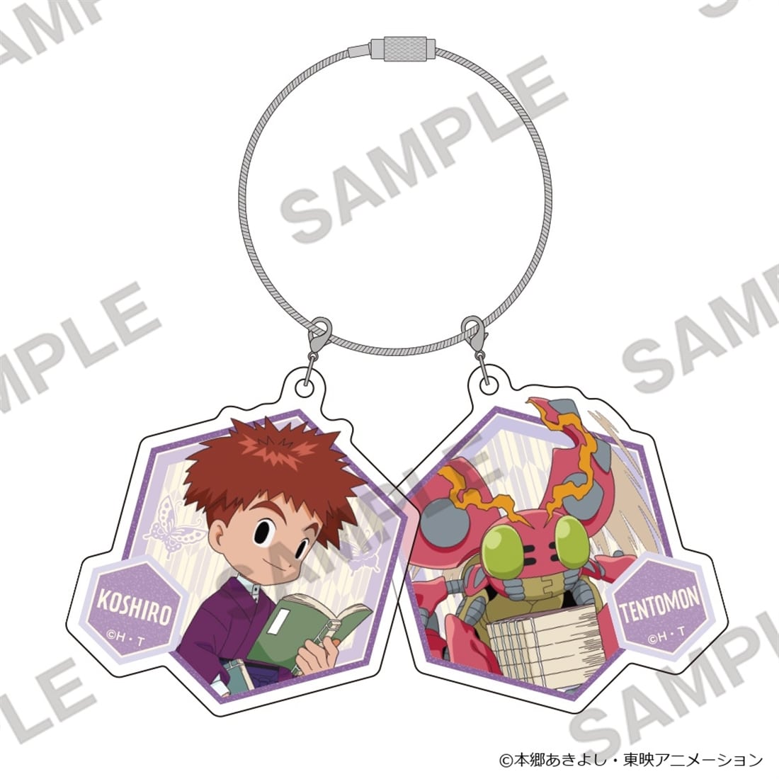 Digimon Adventure - Acrylic Keychain Pair Wa-Modern Ver. - Izzy Izumi & Tentomon - official product image 1