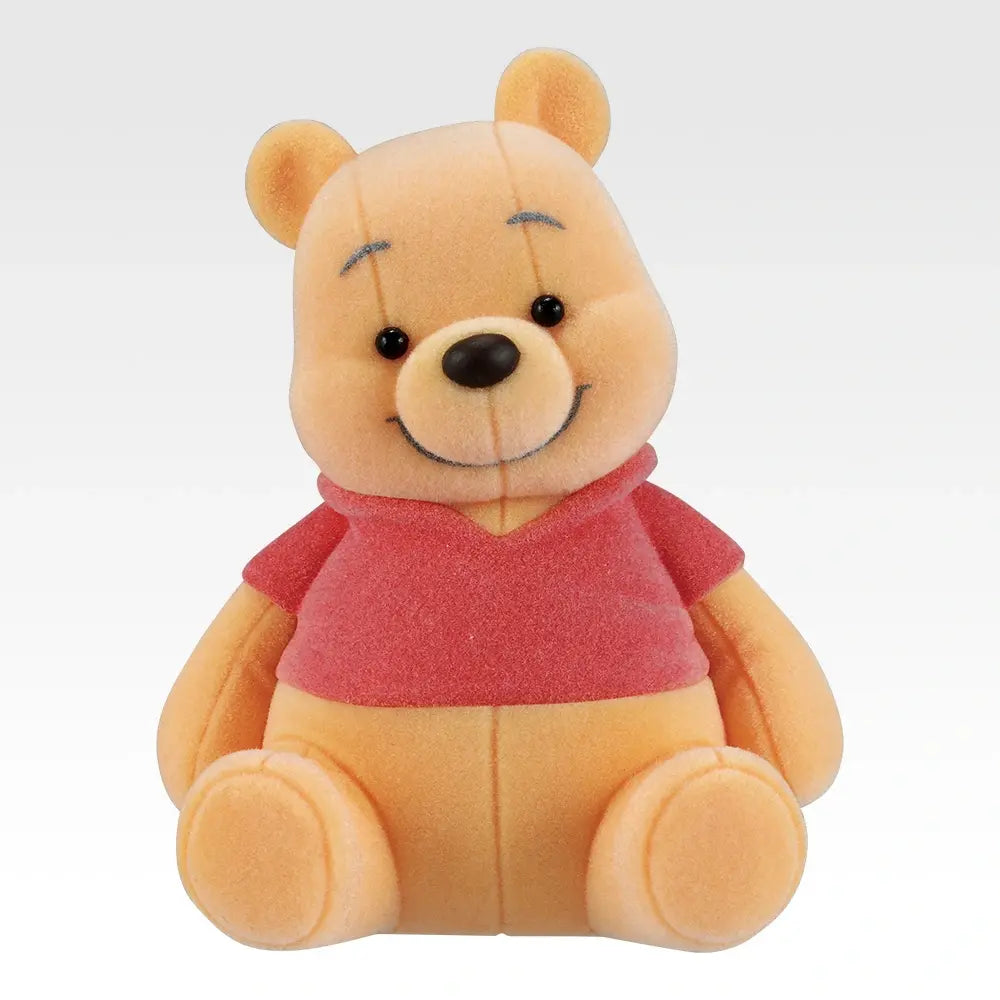 Winnie the Pooh 100th Anniversary C Prize Winnie the Pooh Plush-Style Flocked Figure official presentation