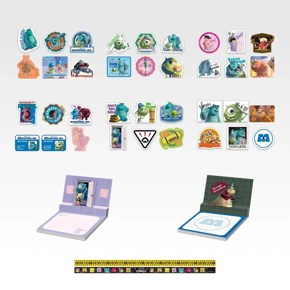 Disney Monsters, Inc. Ichiban Kuji - K Prize Stationery Collection (9 Types) - complete set