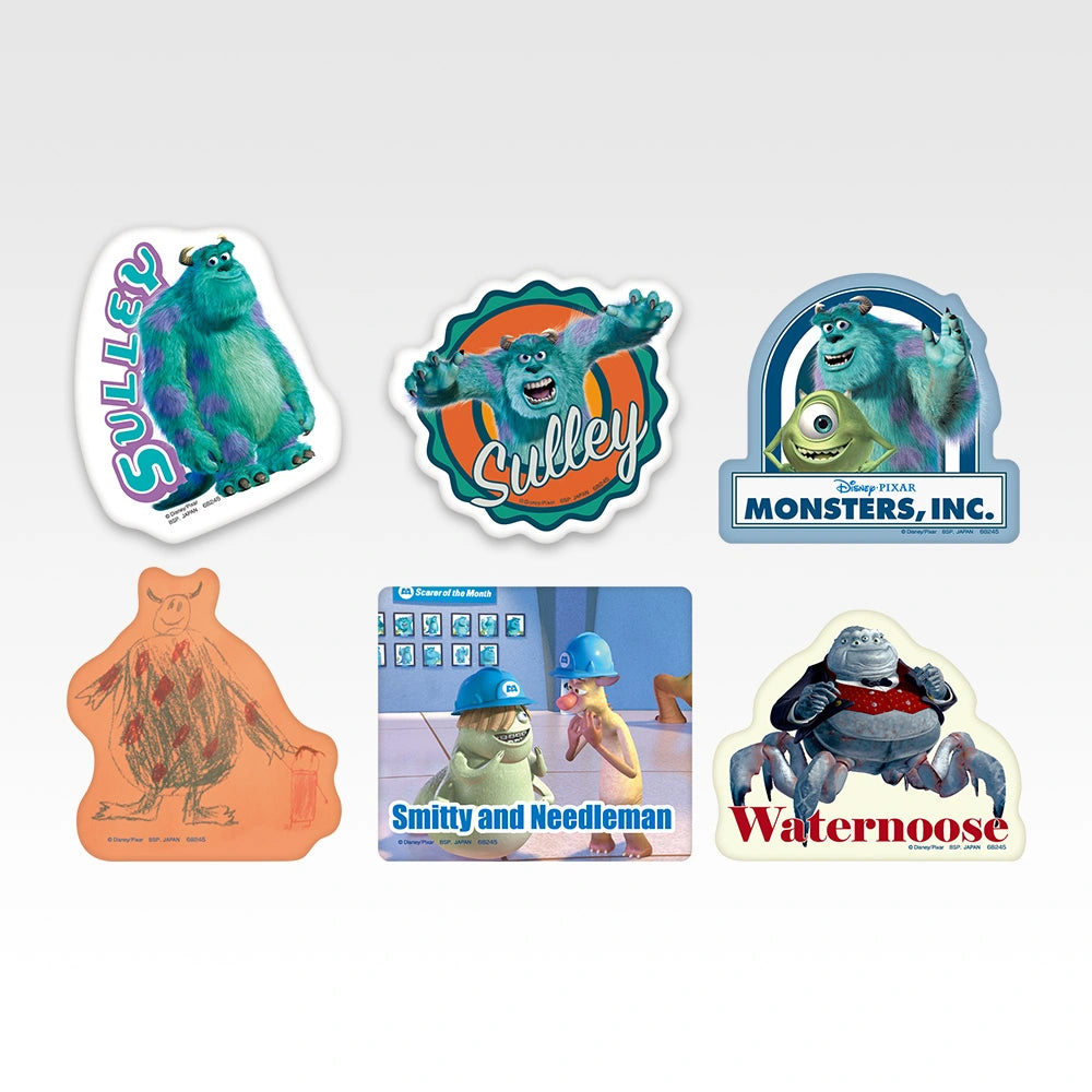 Disney Monsters, Inc. Ichiban Kuji - K Prize Stationery Collection (9 Types) - Sticker Set A