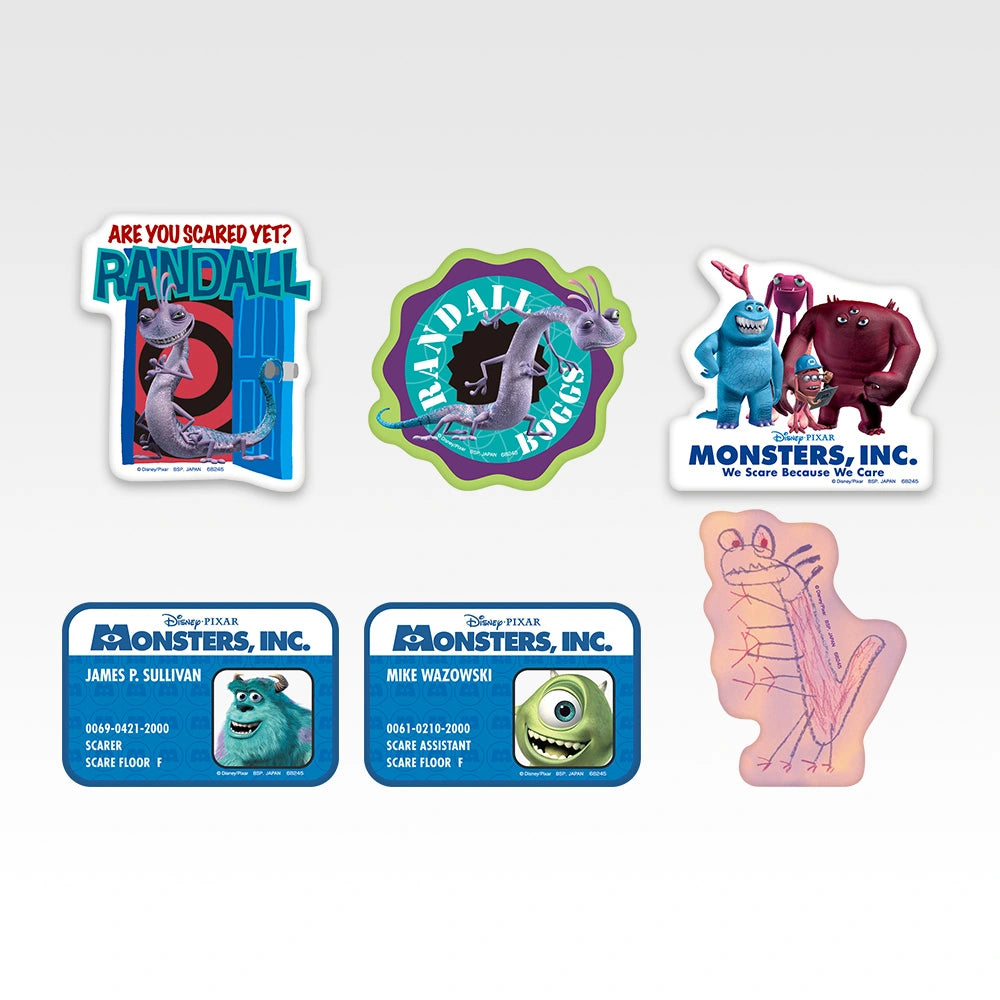 Disney Monsters, Inc. Ichiban Kuji - K Prize Stationery Collection (9 Types) - Sticker Set D