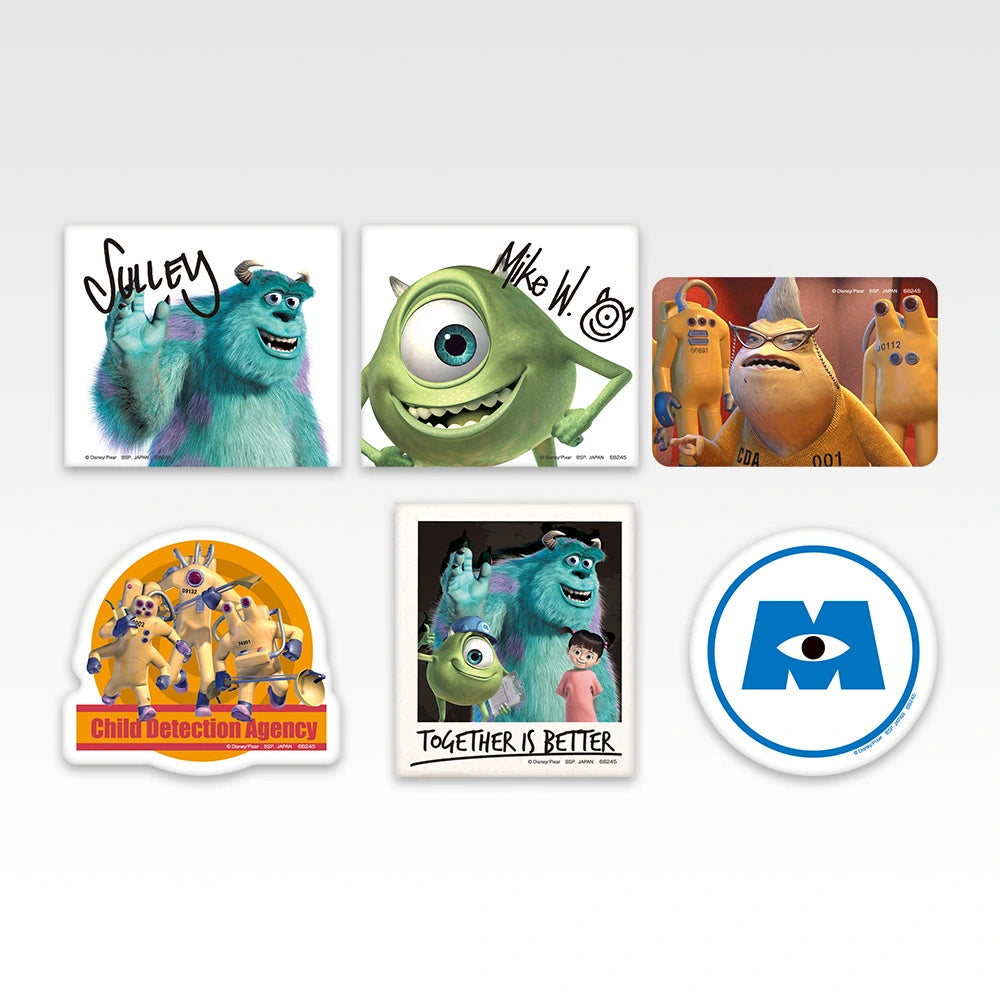 Disney Monsters, Inc. Ichiban Kuji - K Prize Stationery Collection (9 Types) - Sticker Set F