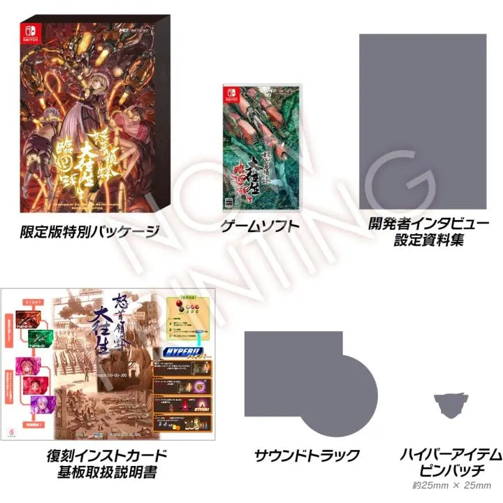 DODONPACHI DAI-OU-JO RINNE TENSEI Blissful Death Re: Incarnation Re: Incarnation - FAMITSU DX PACK 3D CRYSTAL SET - SWITCH VERSION
