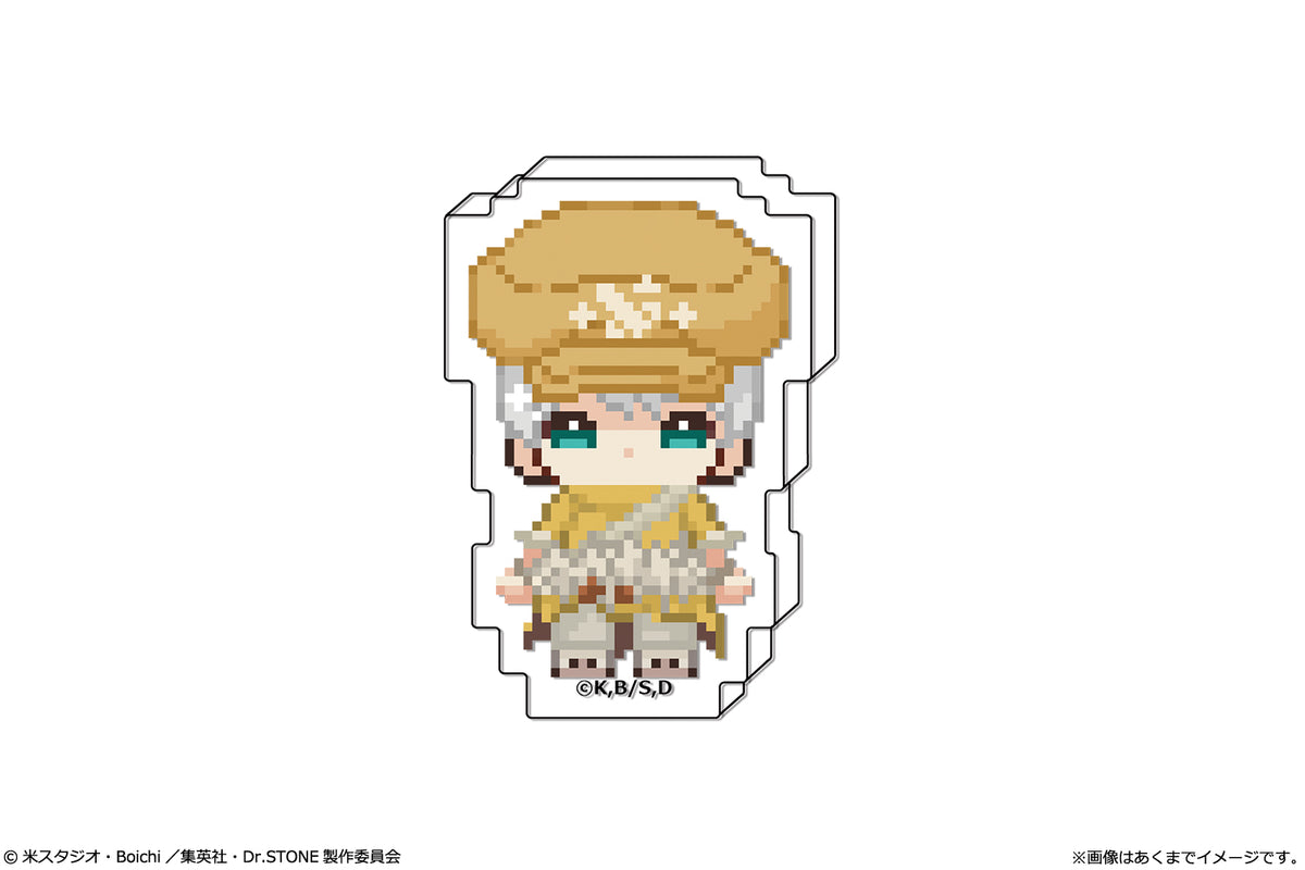 Dr. Stone - kawabit Acrylic Blocks - Ukyo Saionji