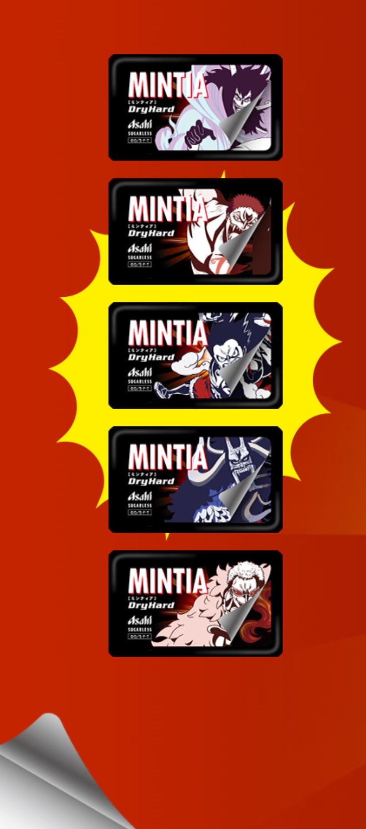 MINTIA X ONE PIECE - DRY HARD - 1 Pcs