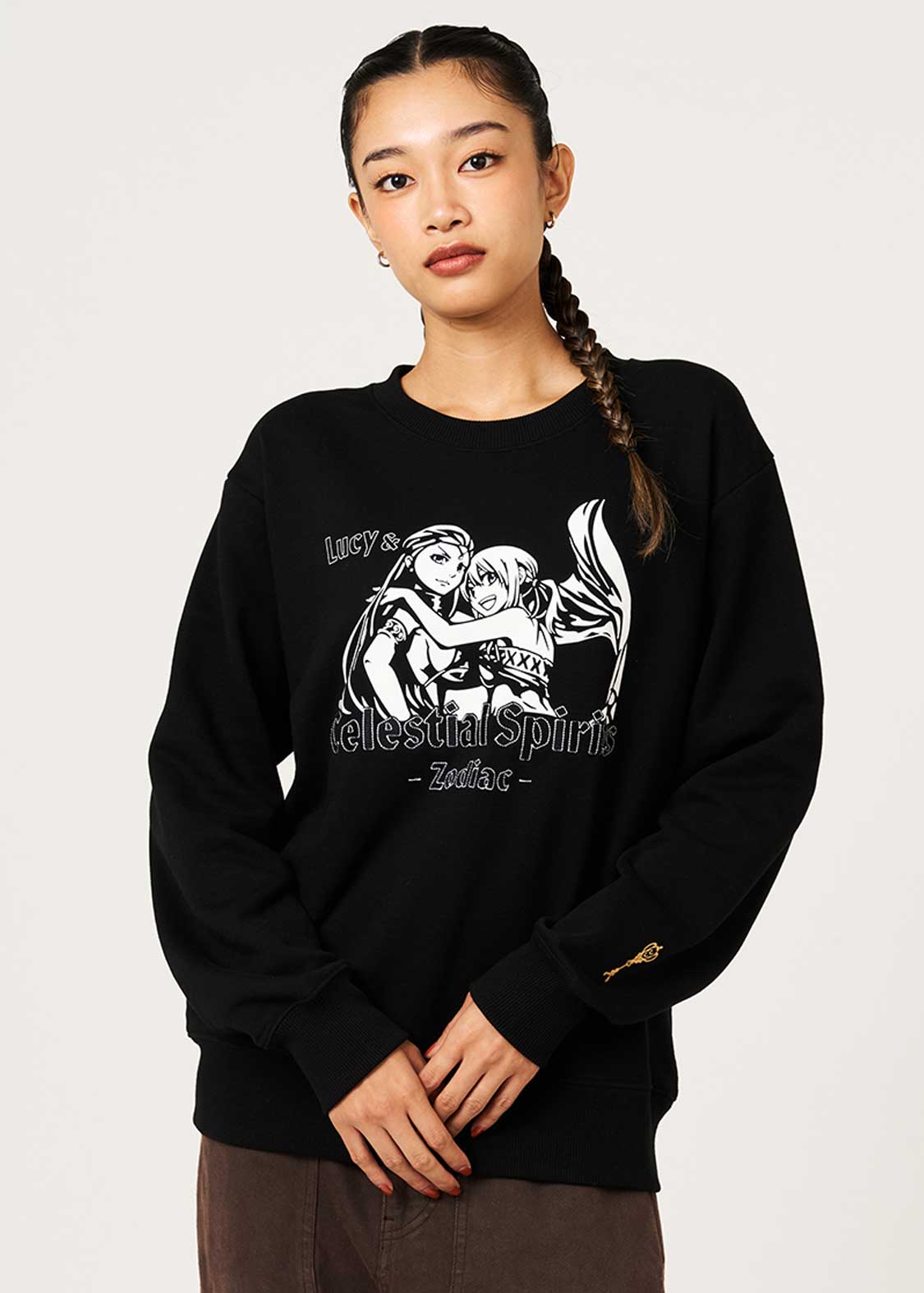 Fairy Tail 20th Anniversary Collaboration Celestial Spirit Wizard Sweatshirt - worn view 4