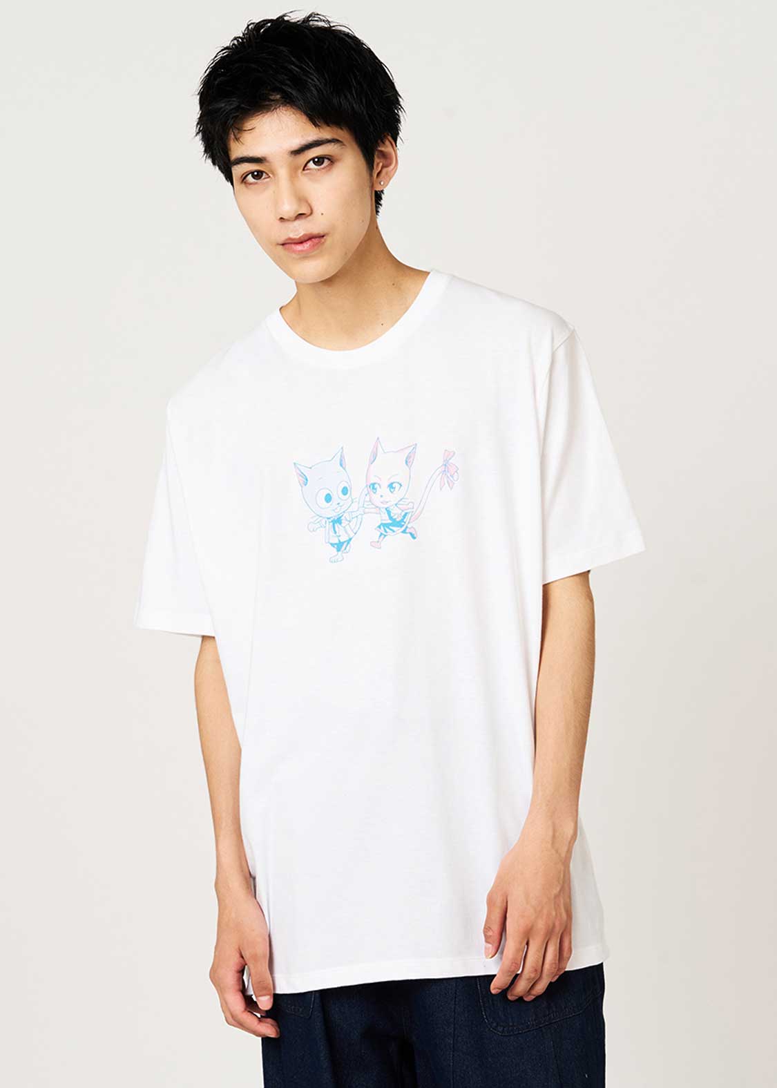 Fairy Tail 20th Anniversary Collaboration Exceeds T-Shirt - worn view 2