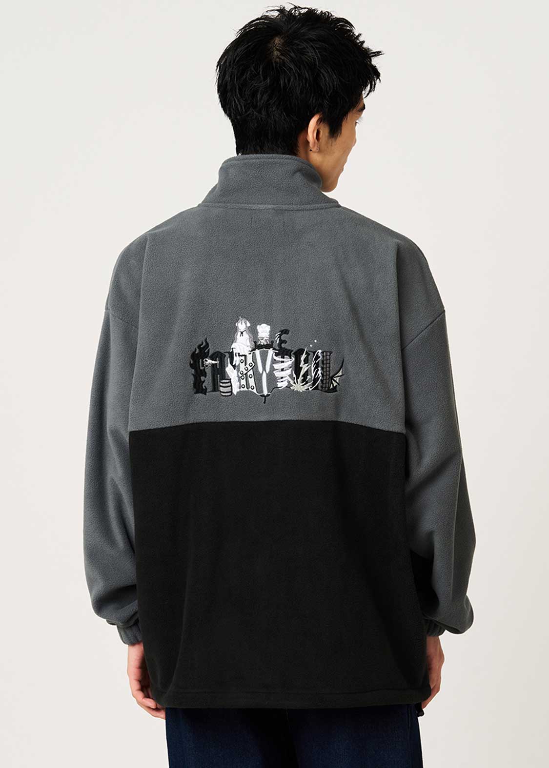 Fairy Tail 20th Anniversary Collaboration Grand Magic Games Fleece Jacket - worn view 2