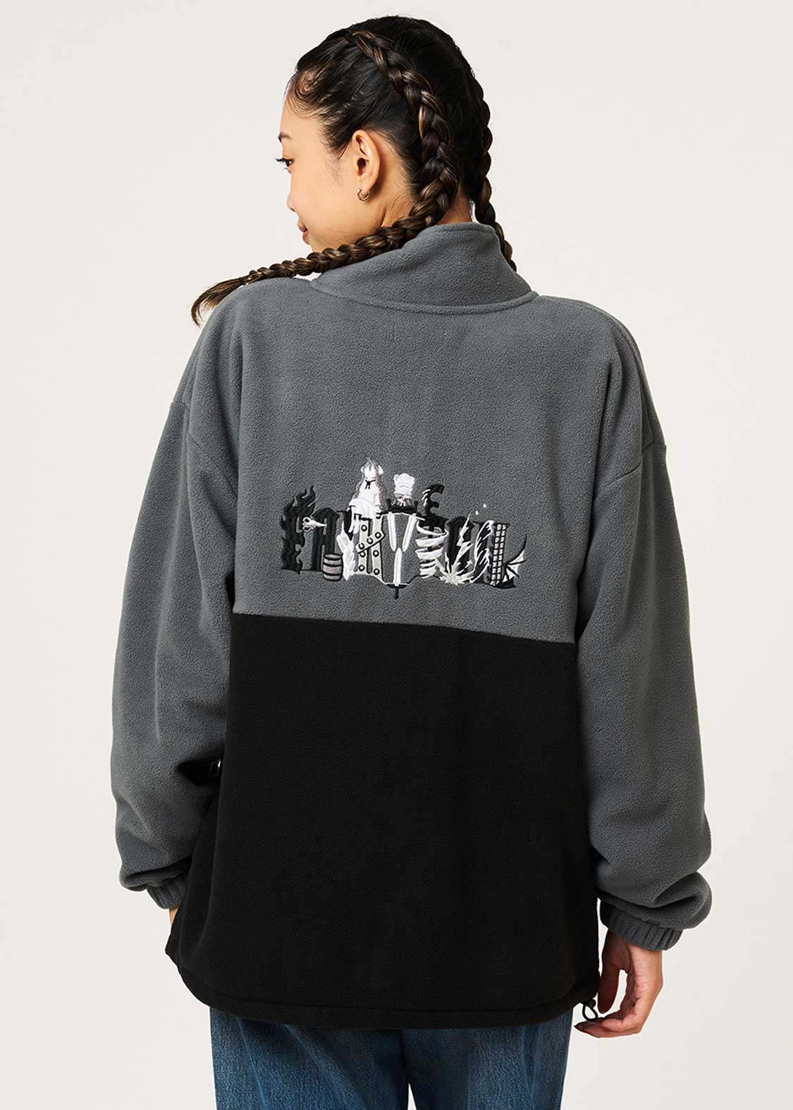 Fairy Tail 20th Anniversary Collaboration Grand Magic Games Fleece Jacket - worn view 4