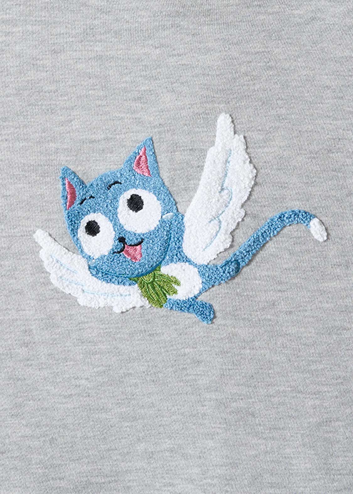 Fairy Tail 20th Anniversary Collaboration Happy Hoodie - official detail 3