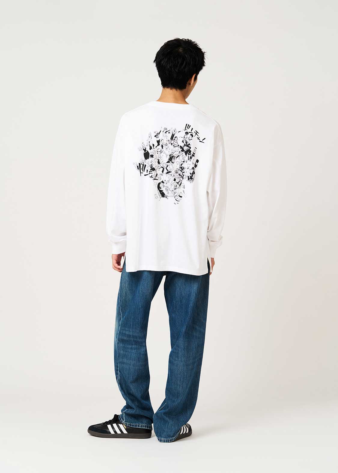 Fairy Tail 20th Anniversary Collaboration Let's Head Back To The Guild!! Long-Sleeve T-Shirt - worn view 3