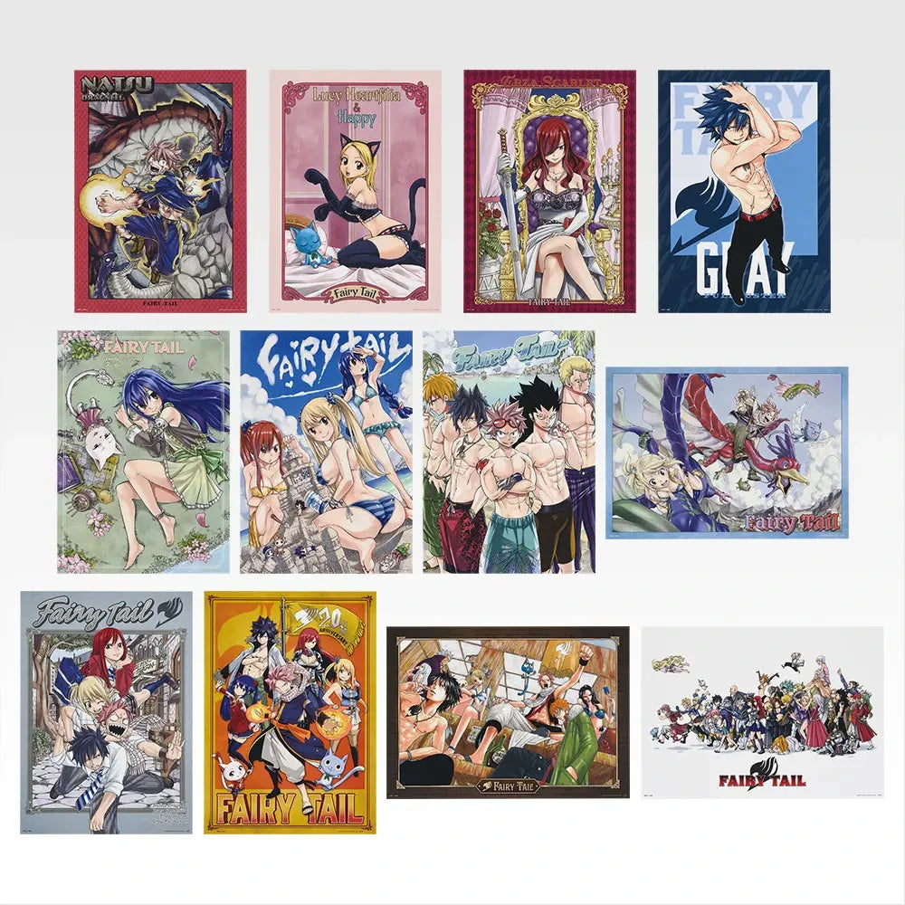 Fairy Tail Ichiban Kuji 20th Anniversary prize complete view