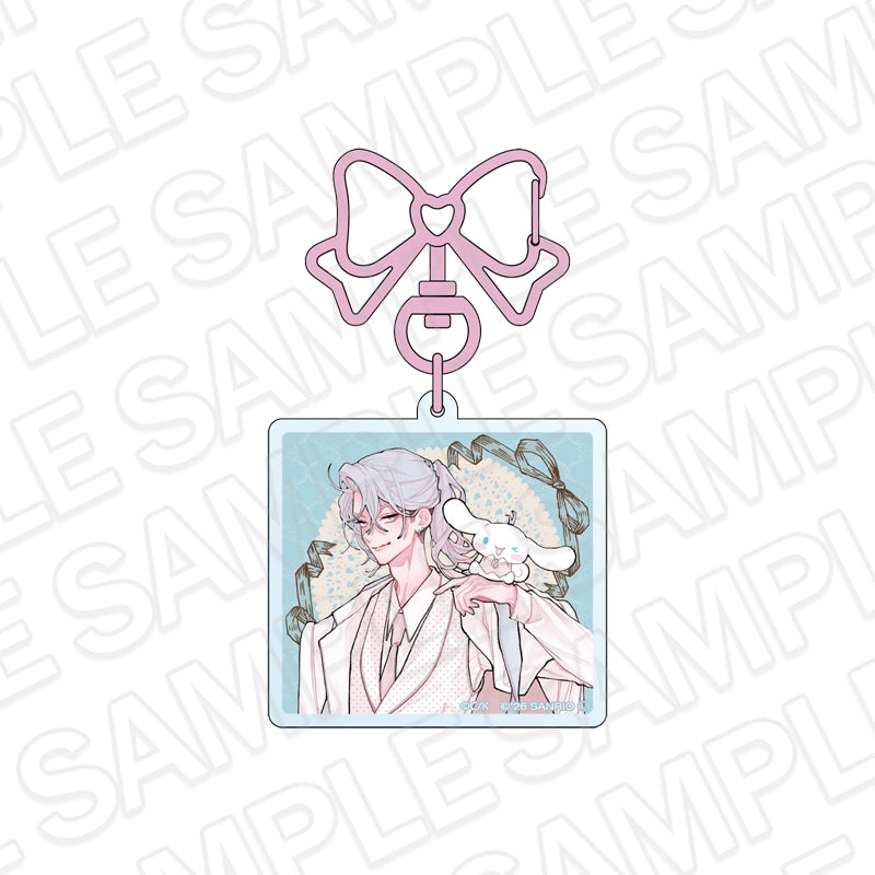 Fall in Love, You False Angels x Sanrio Characters - Acrylic Keychain Toki Ninomae x Cinnamoroll