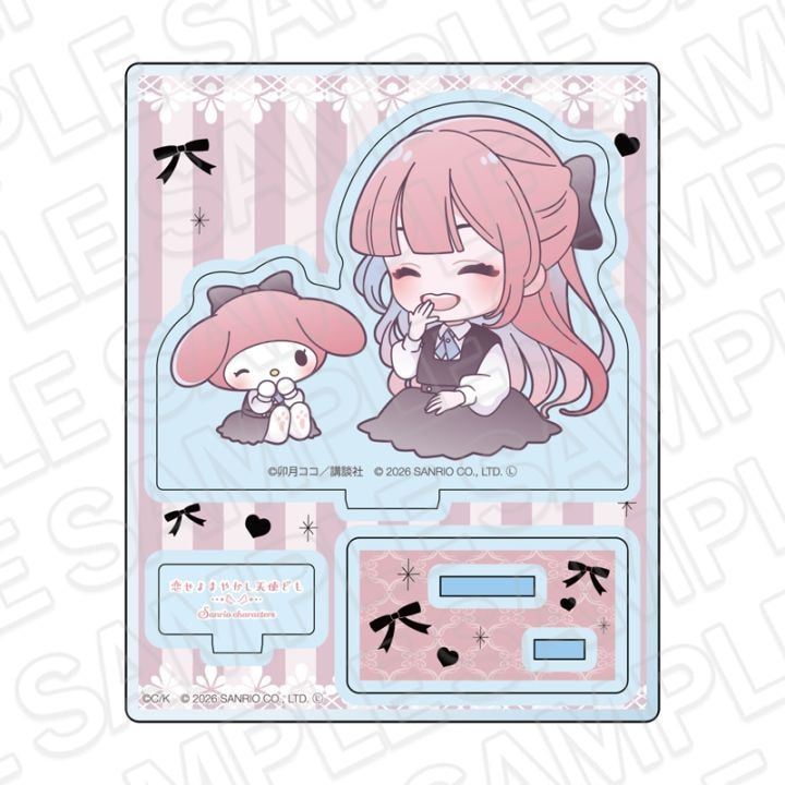 Fall in Love, You False Angels x Sanrio Characters - Chibi Acrylic Stand Otogi Katsura x My Melody