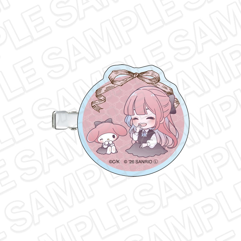 Fall in Love, You False Angels x Sanrio Characters - Chibi Hair Clip Otogi Katsura x My Melody