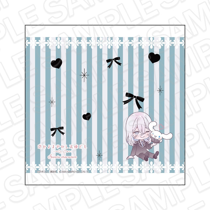 Fall in Love, You False Angels x Sanrio Characters - Chibi Mini Towel Toki Ninomae x Cinnamoroll