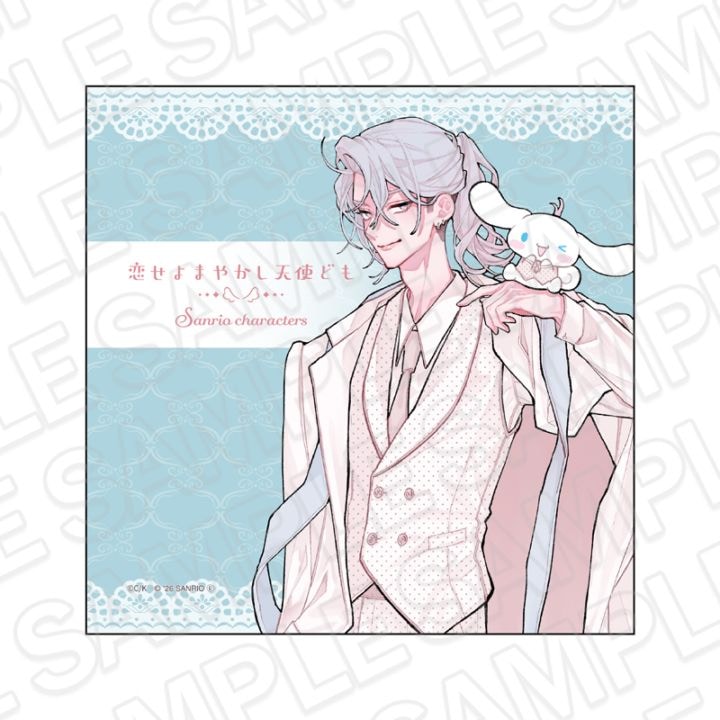Fall in Love, You False Angels x Sanrio Characters - Mini Towel Toki Ninomae x Cinnamoroll